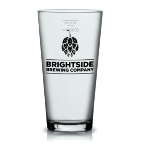 Brightside Brewery pint glass
